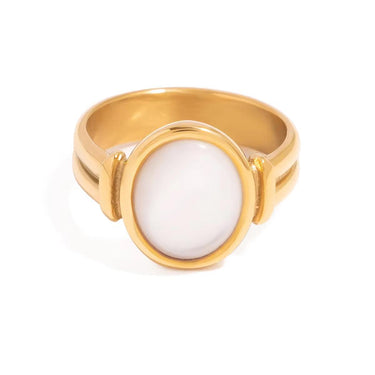Moon Stone Shine Ring